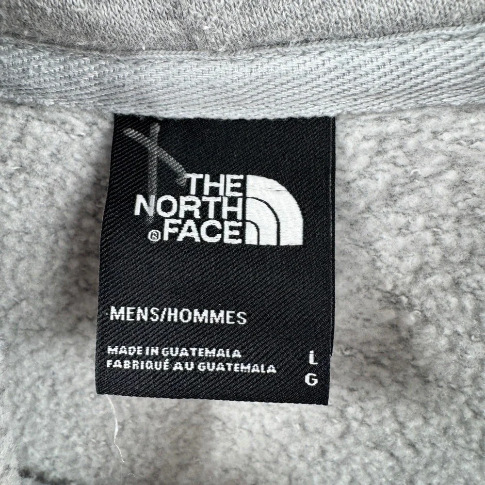 The North Face Hoodie Mens‎ Large Grey Pullover Sweatshirt Never Stop Exploring